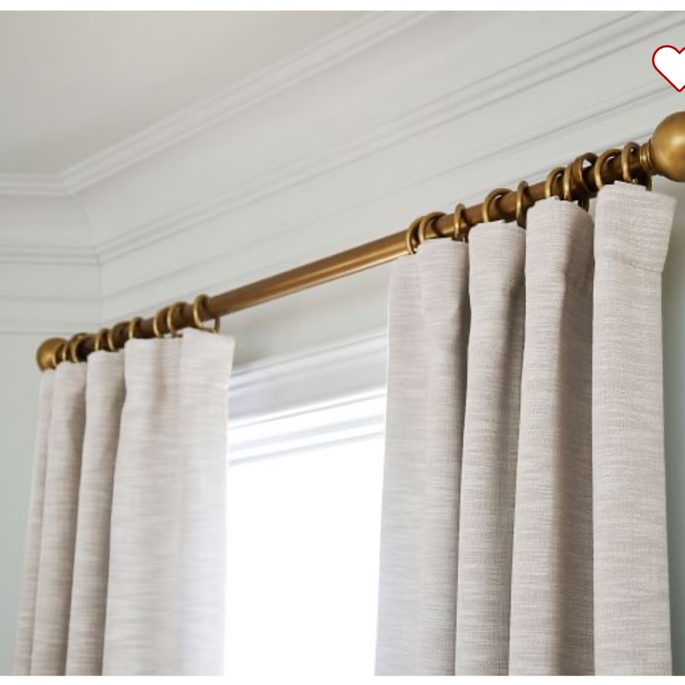 Pottery Barn Light Beige/Neutral Drapery Panel - One panel.